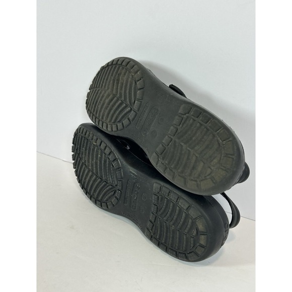 Crocs Karin Mary Jane Slingback Slip-On Comfort Shoes Black Women's Size 8W - Picture 5 of 7